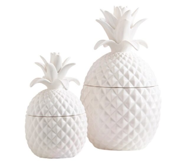 Pineapple Jars, White