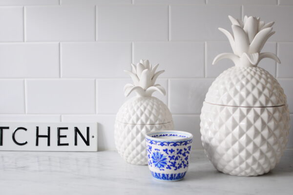 Pineapple Jars, White - Image 2