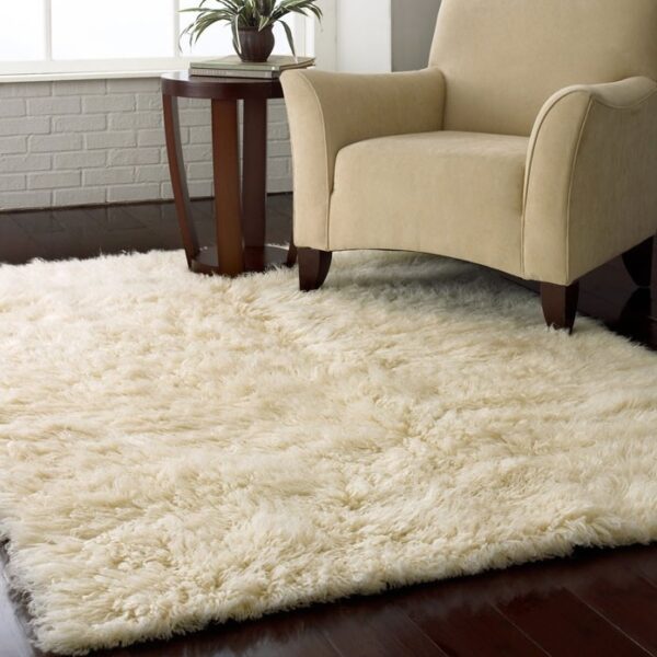 Flokati Shag Area Rug, 4' x 6' - Image 3