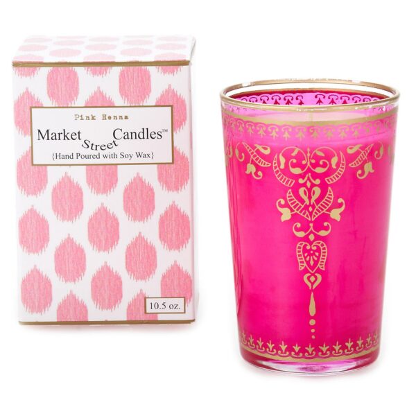 Pink Henna Moroccan Candle - Image 2