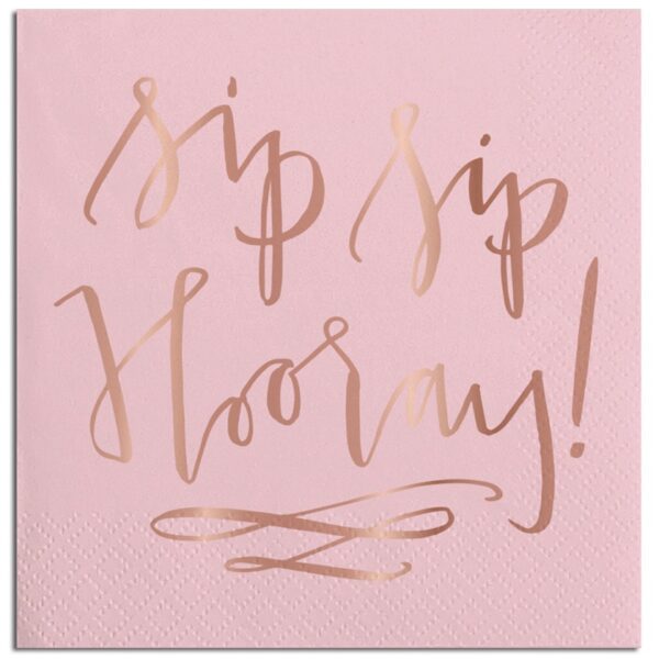 Sip Sip Hooray Napkins
