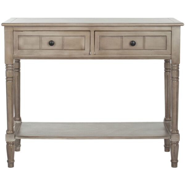 Distressed Traditional Console Table