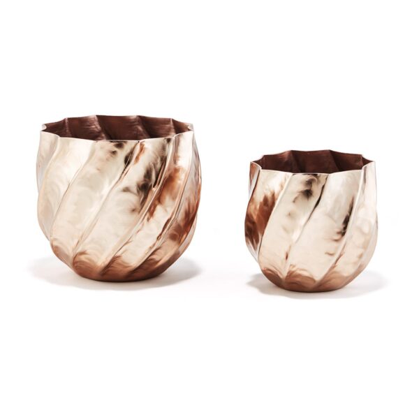 Rose Swirl Vases/Planters