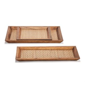 Teak Decorative Trays