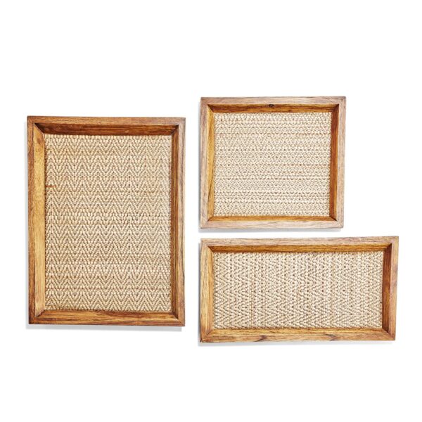Teak Decorative Trays - Image 2