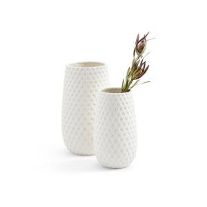Diamond Weave Vases