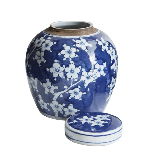 Blue and White Plum Blossom Ming Jar - Image 2