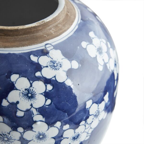 Blue and White Plum Blossom Ming Jar - Image 3